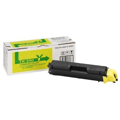 Toner Kyocera TK-590Y, Galben, 5000 pagini