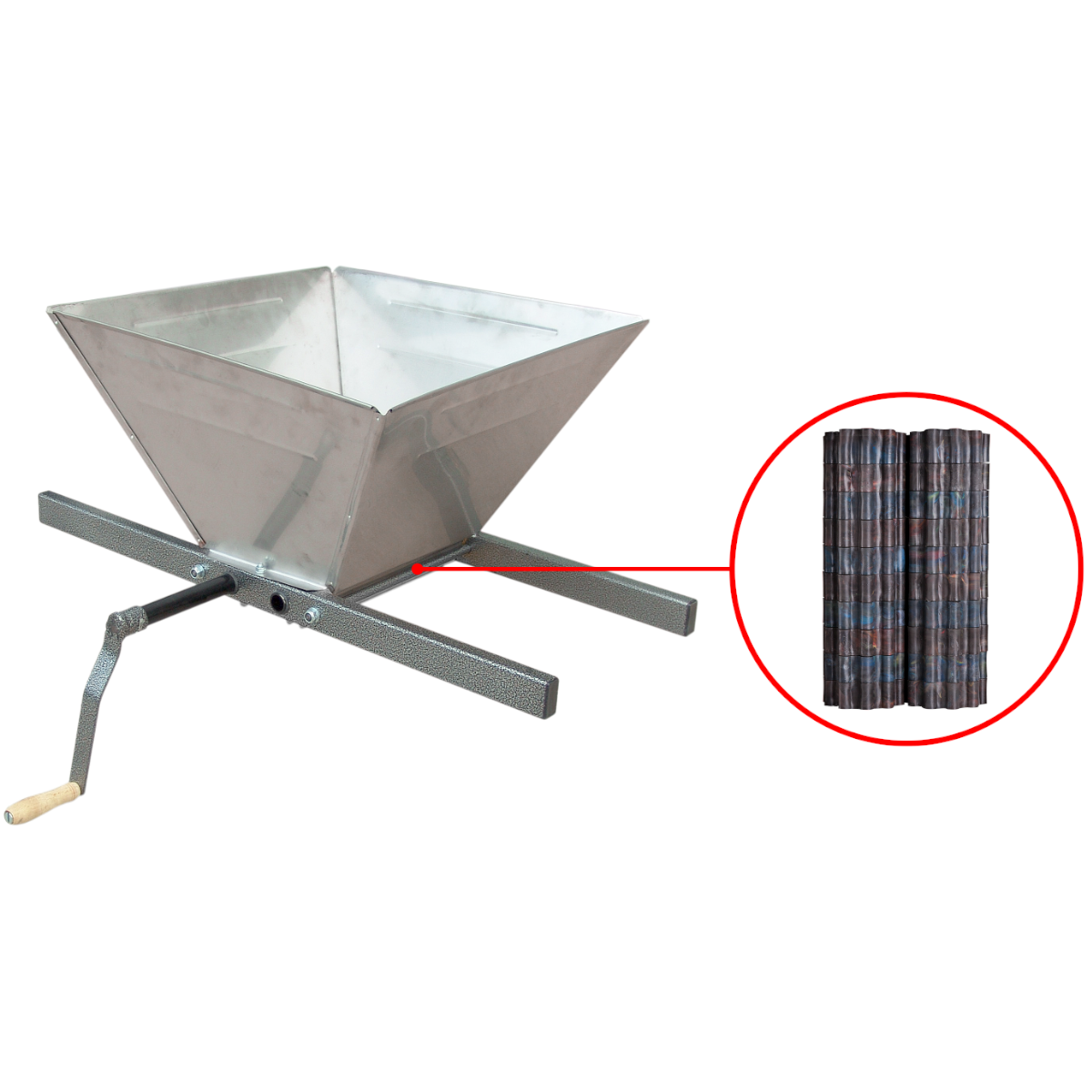Oferte la Zdrobitor manual pentru struguri Evotools, tabla de otel inox, 15 l