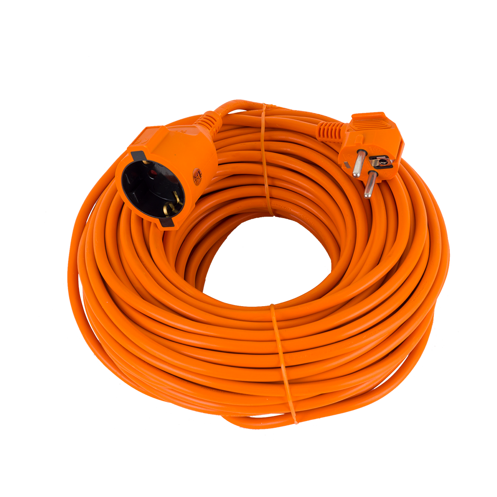 Oferte la Prelungitor fisa-cupla Strohm, PP+PVC, portocaliu, 30 m