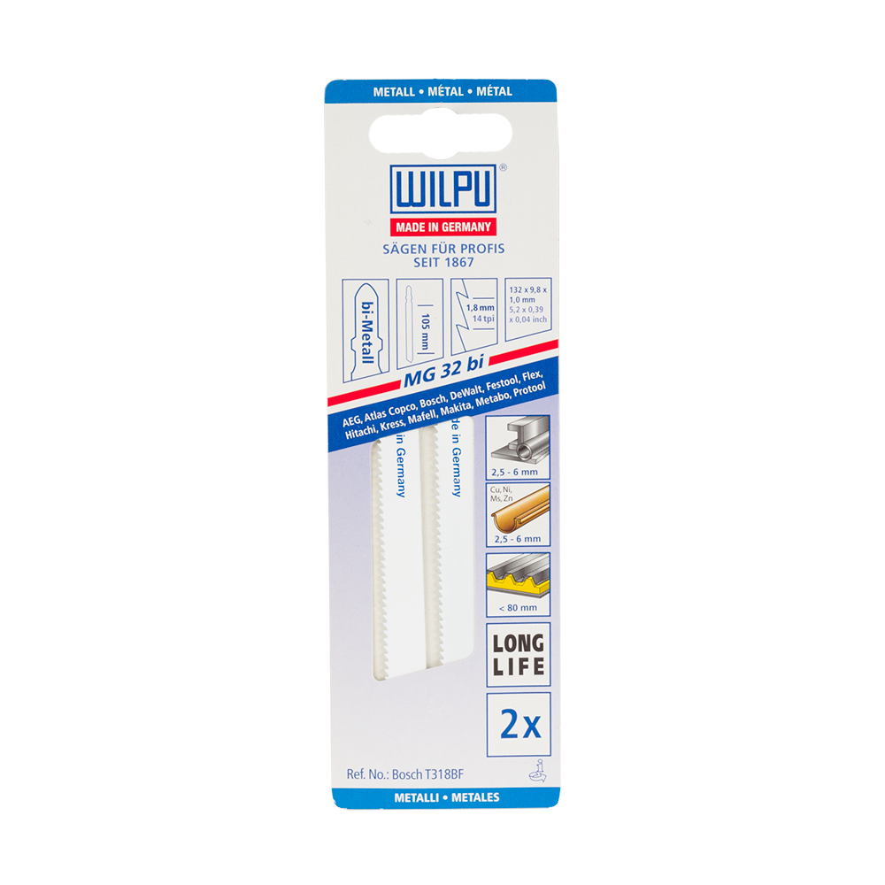Oferte la Set 2 lame fierastrau Wilpu, 105 mm