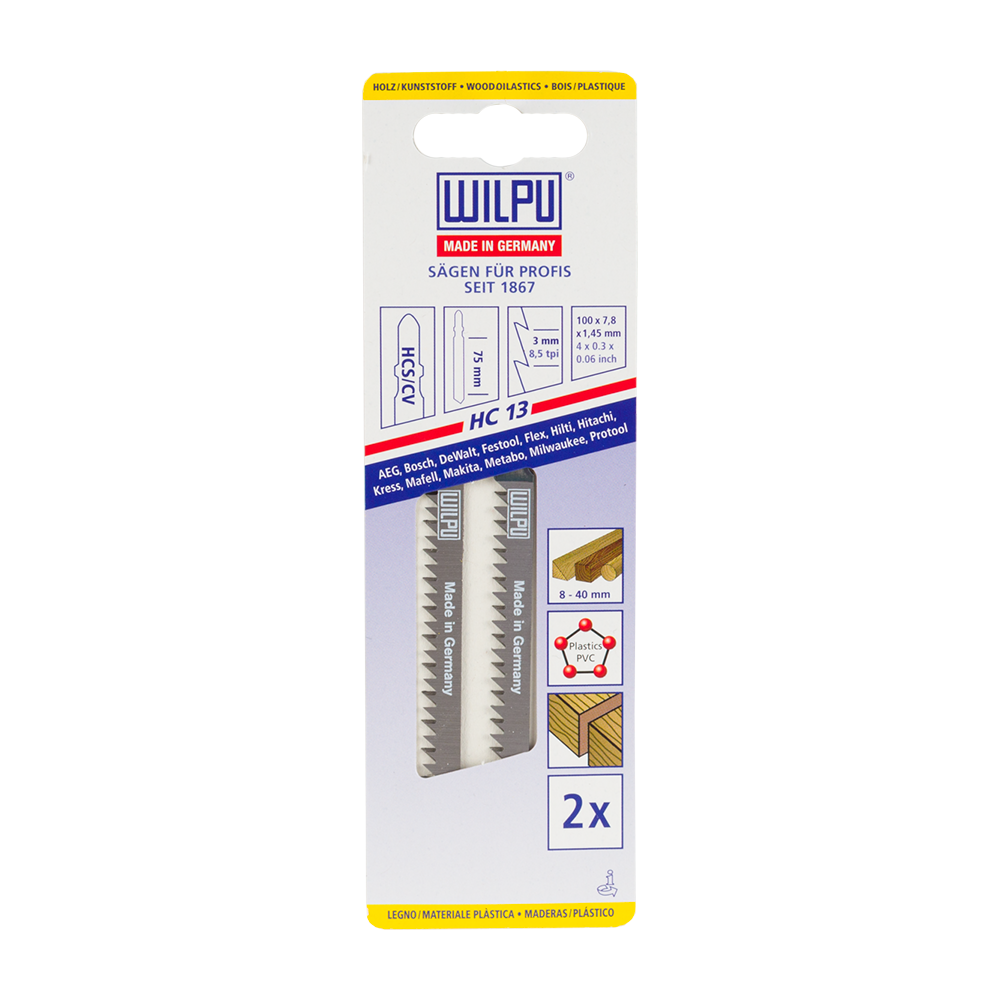 Oferte la Set doua lame pentru fierastrau Wilpu, 100 x 3.0 mm