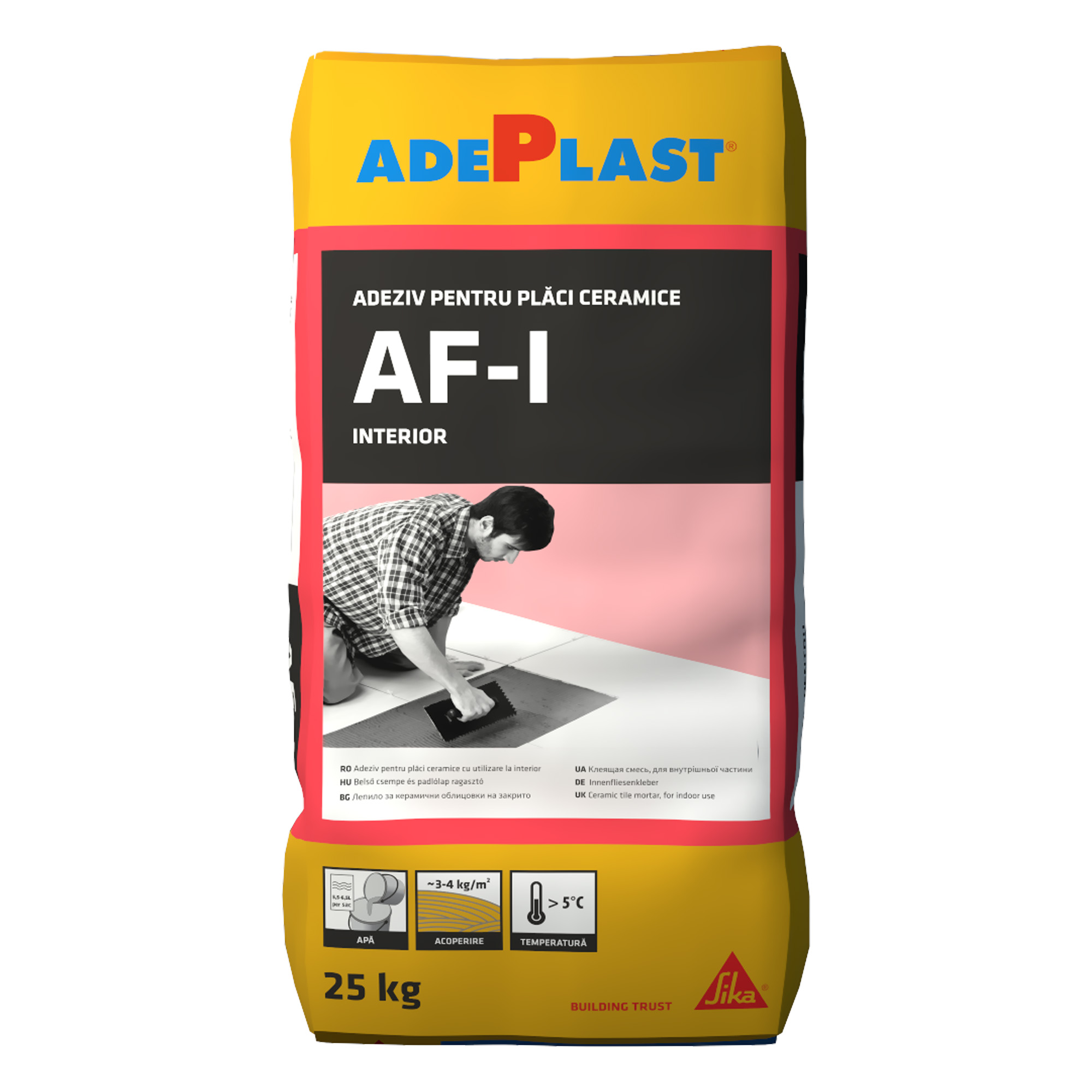 Oferte la  Adeziv pentru placari ceramice Adeplast AF-I, gri, interior, 25 kg 