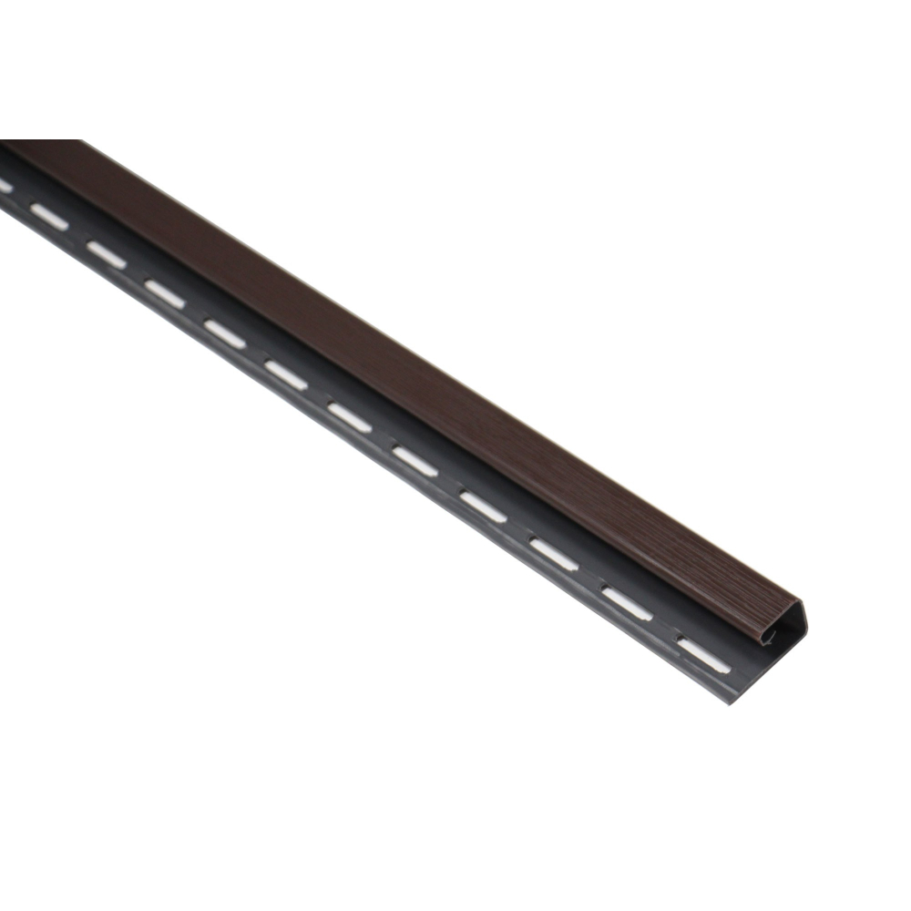 Oferte la Profil PVC de terminatie sageac Vox, tip J, 3.05 m, maro 