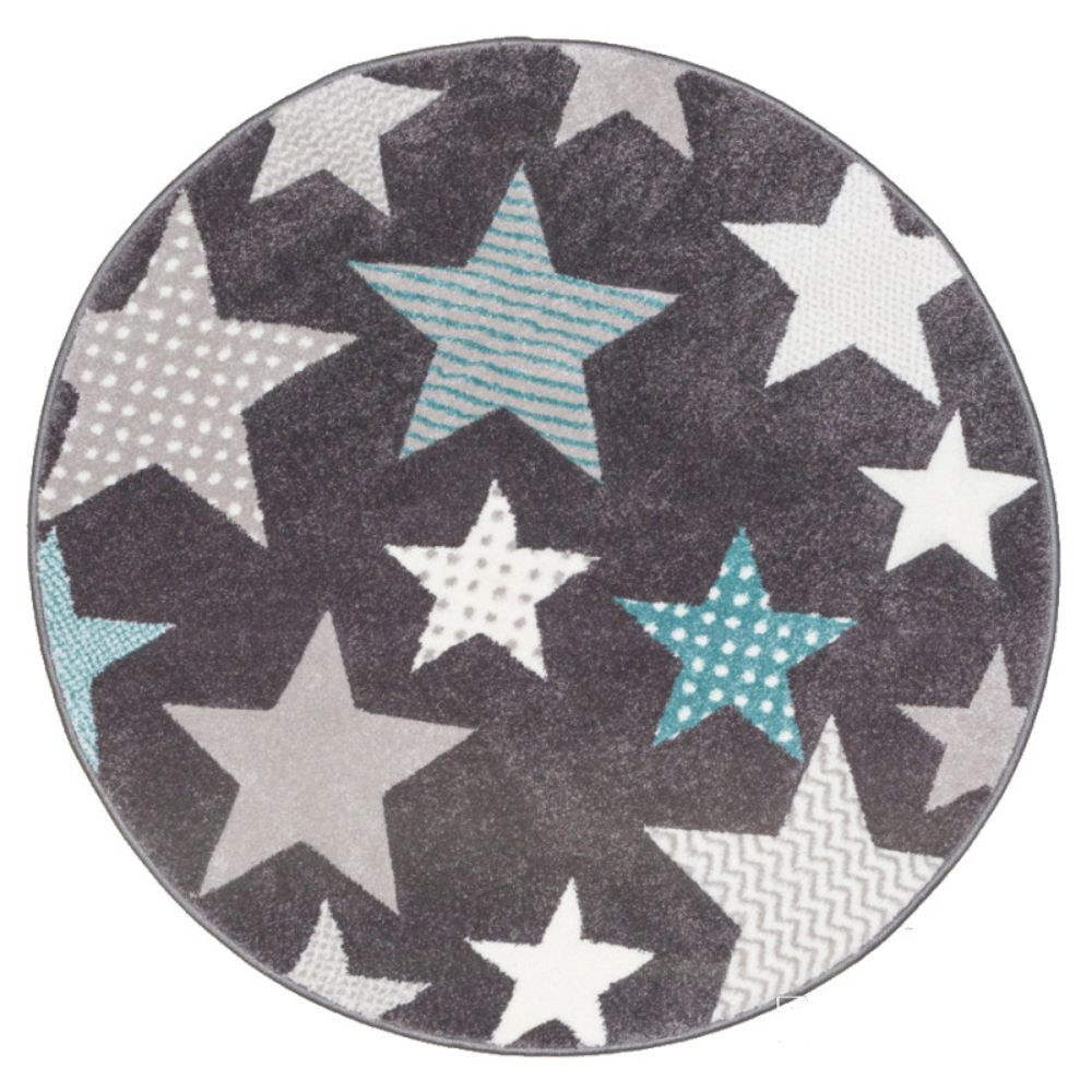 Oferte la Covor copii Pastel Kids 49GSG, polipropilena, model rotund si multicolor, 120 cm