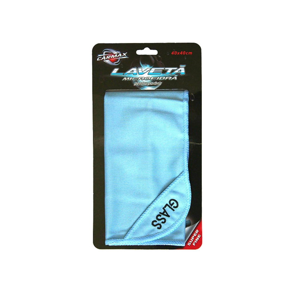 Oferte la Laveta microfibra pentru parbriz Carmax, albastru, 40 x 40 cm
