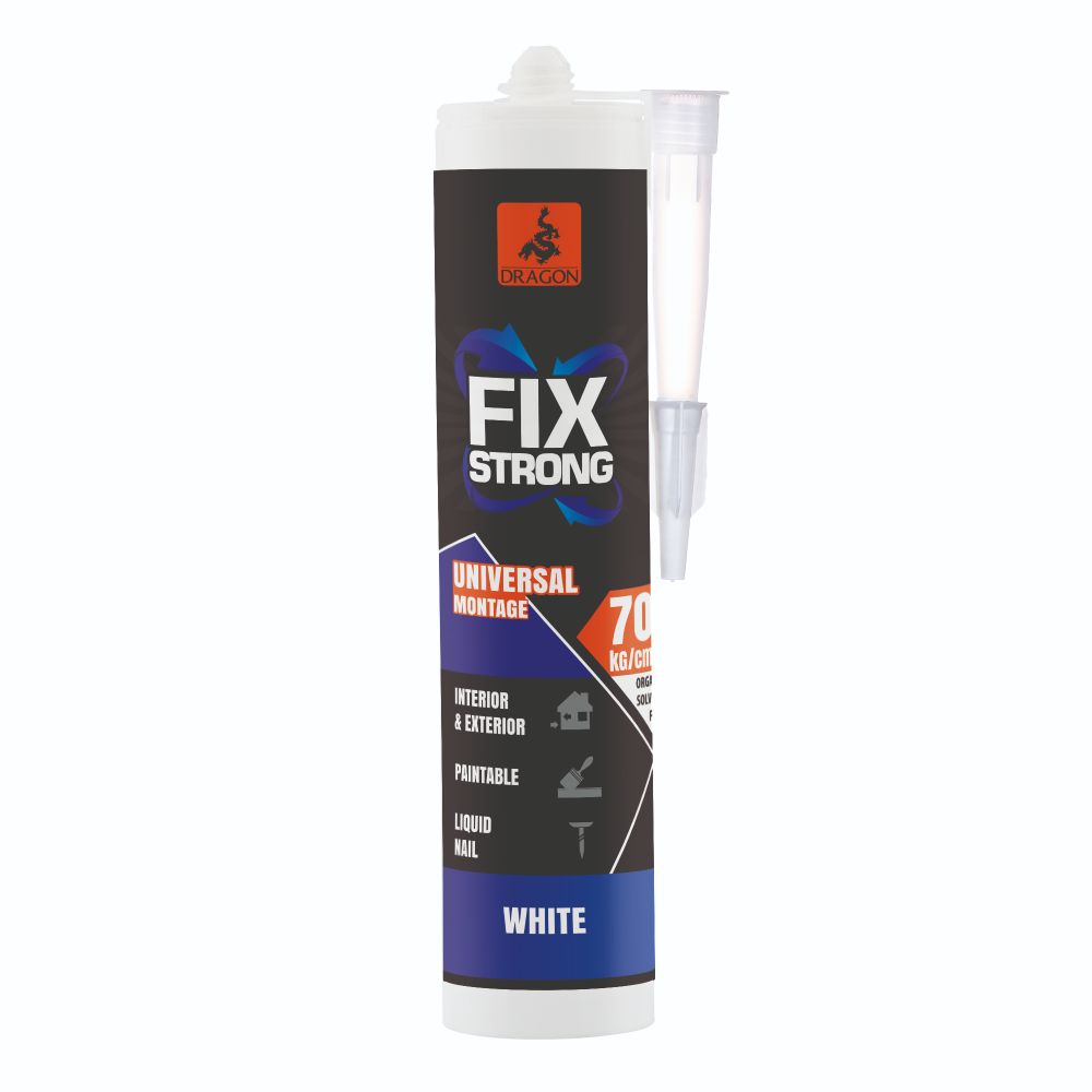 Oferte la Adeziv pentru montaj Dragon Fix Strong, alb, 280 ml 