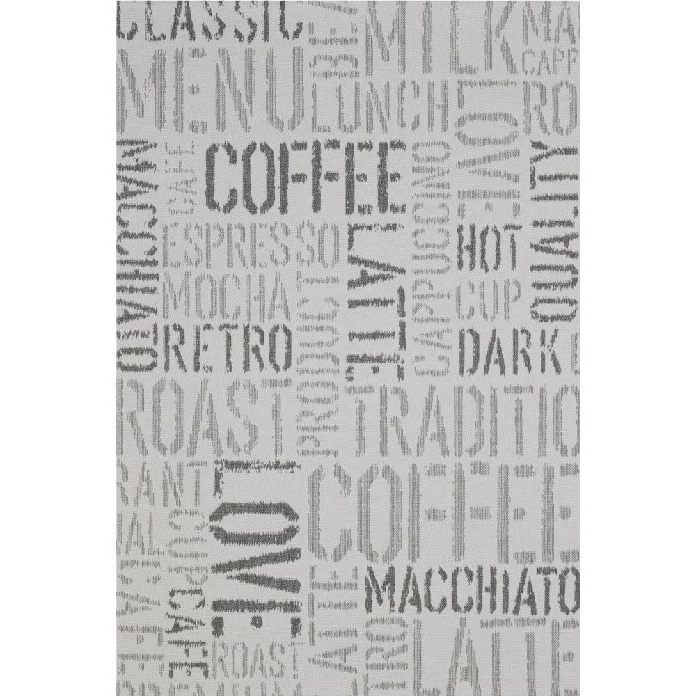 Oferte la Covor modern Sintelon Adria 37SGS, polipropilena, model text gri, 160 x 230 cm