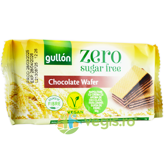 Oferte la Napolitane cu Ciocolata fara Zahar 60g