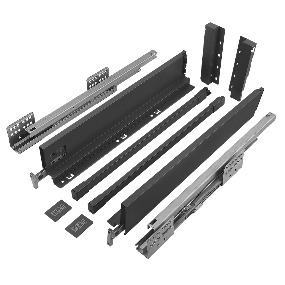 Oferte la Sistem pentru sertar, Teko Slim, antracit, slim, 40 kg, H 167 mm , 450 mm