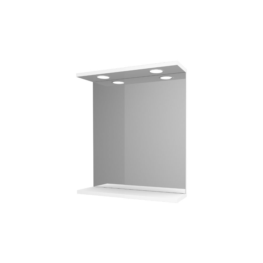 Oferte la Oglinda baie Savini Due, cu iluminare si polita, 67,8 x 52 x 12,5 cm