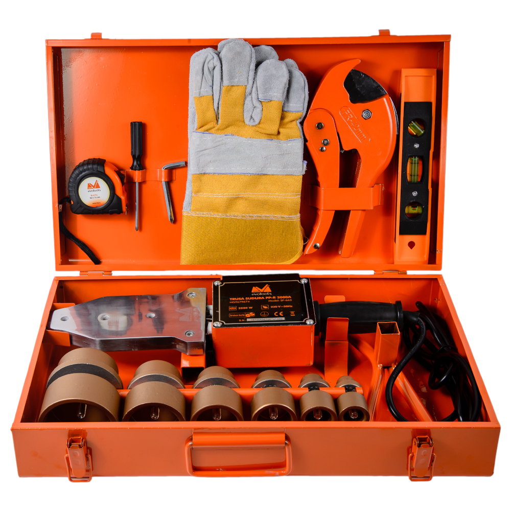 Oferte la Trusa pentru sudura PP-R Evotools  SF-663, 2000 W, 230V