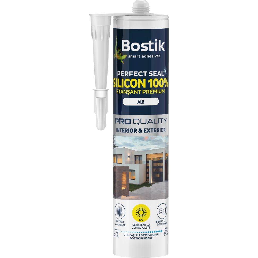 Oferte la  Silicon universal, alb, Bostik, interior / exterior, 280ml