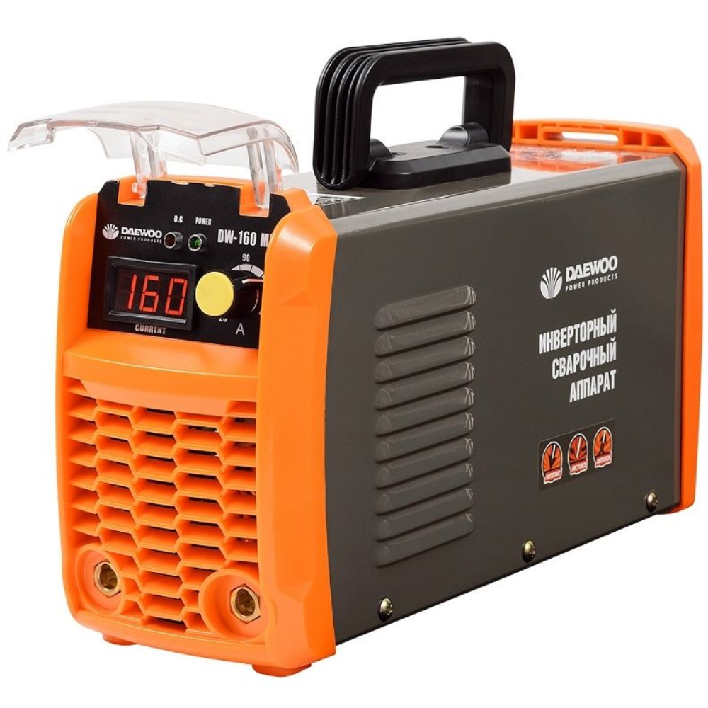 Oferte la Aparat sudura invertor Daewoo 20-160Ah, 5300W, electrozi 1,6 - 4 mm, 4,3 kg