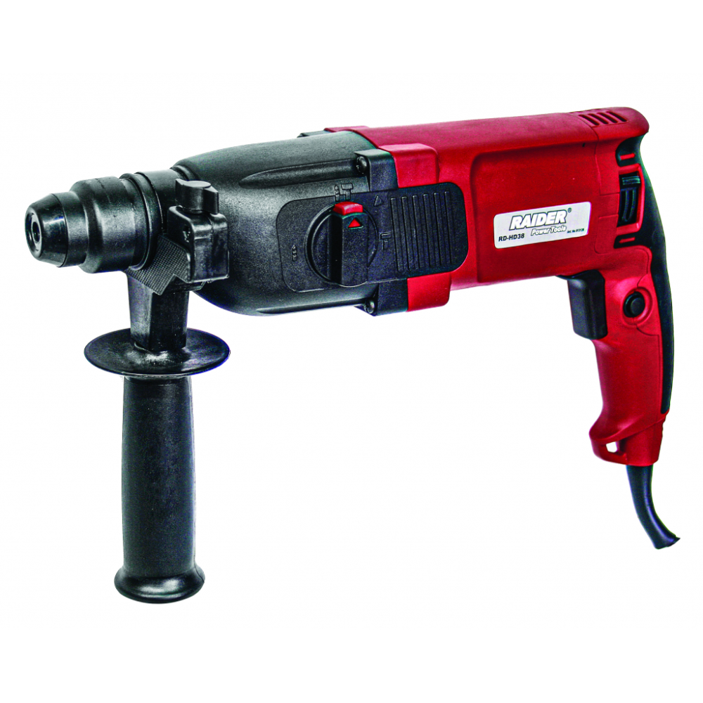 Oferte la Ciocan rotopercutor Raider RD-HD38, SDS+, 3 functii, 800 W, maner auxiliar