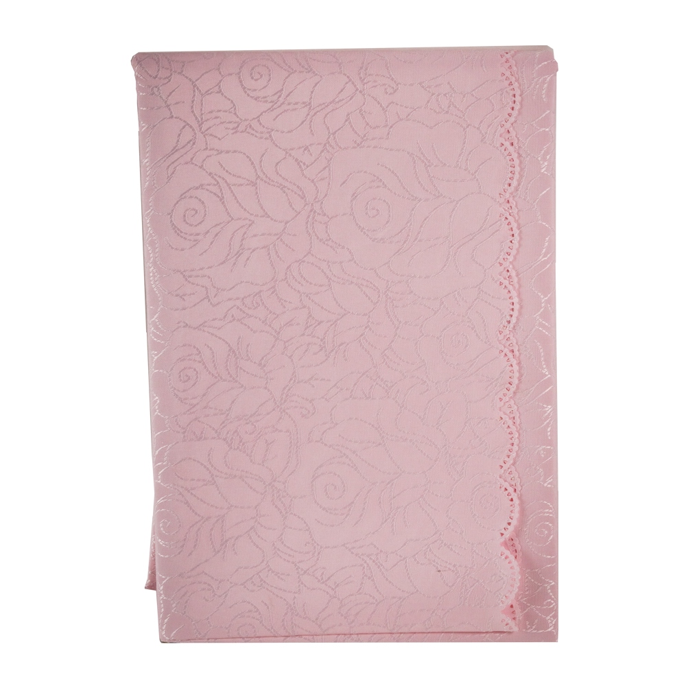 Oferte la Fata de masa Orinda, model jaquard florar, poliester, rose, 150 x 200 cm