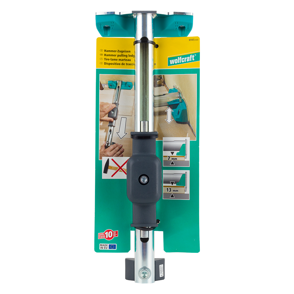 Oferte la Dispozitiv de fixare parchet Wolfcraft 3 in 1, argintiu, antracit, turcoaz, 160 x 75 x 405 mm