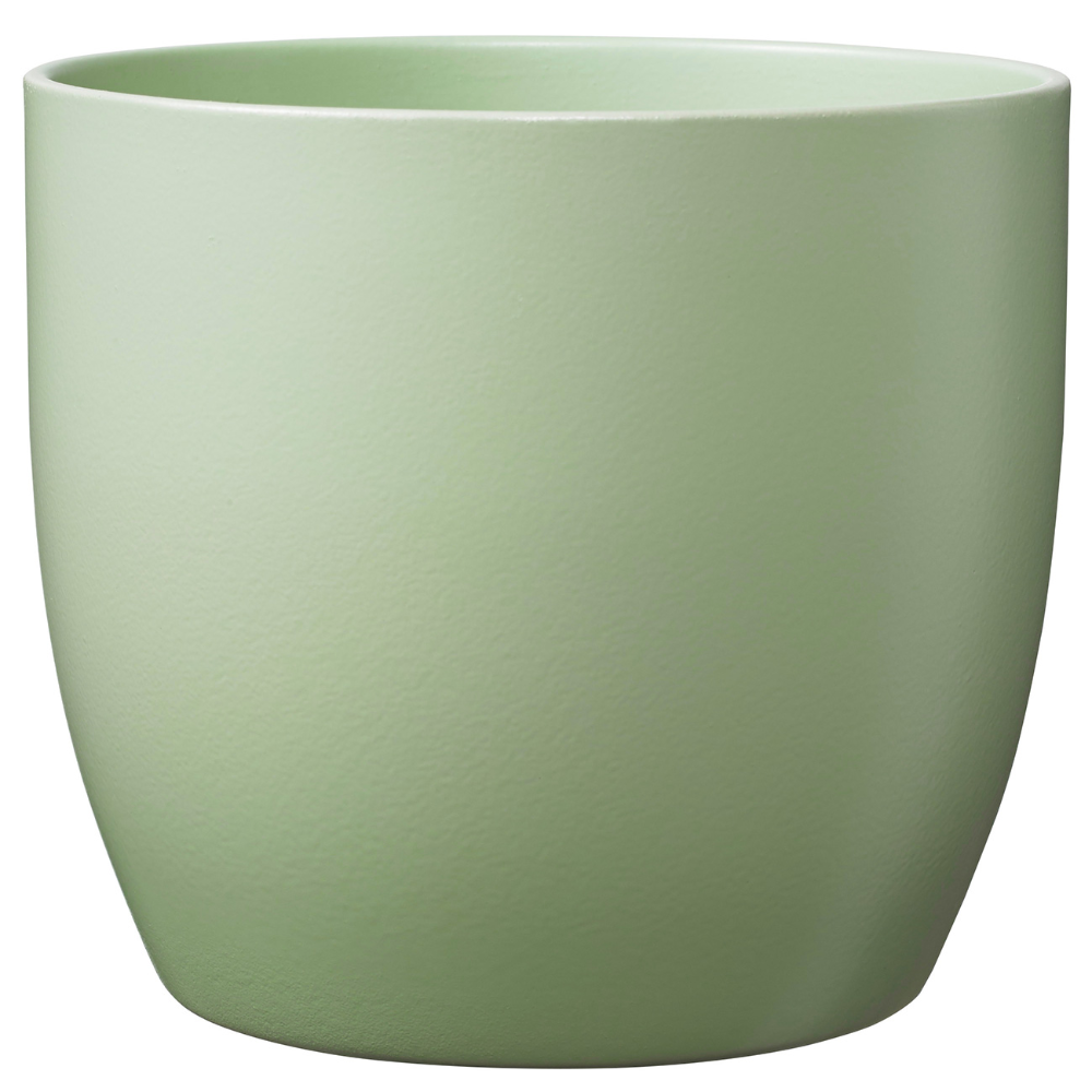 Oferte la Masca ghiveci SK Basel, ceramica, verde fistic, 0.551 kg, diametru 14.5 cm, 14 cm