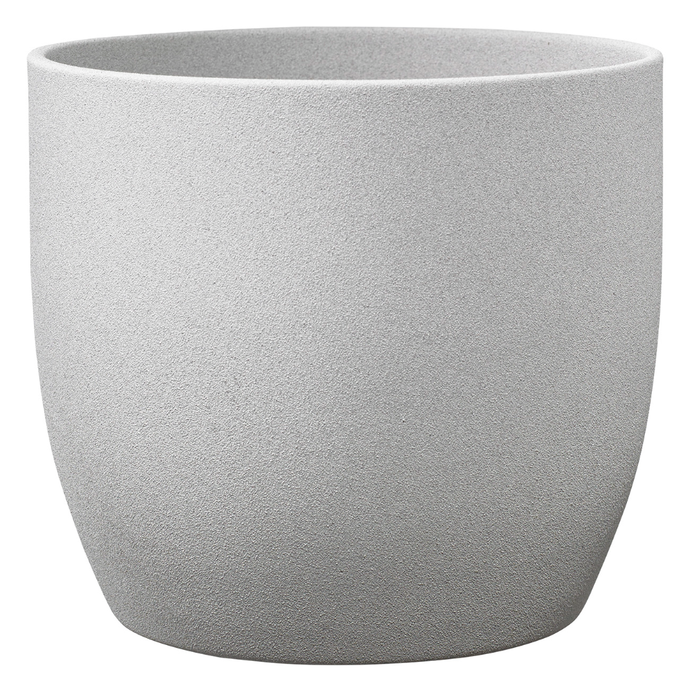 Oferte la Masca ghiveci SK Basel, ceramica, gri stone deschis, 0.551 kg, diametru 14.5 cm, 14 cm