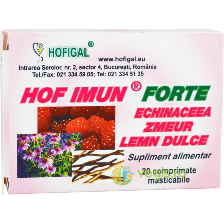 Oferte la Hof Imun (Hofimun) Forte 20cpr masticabile