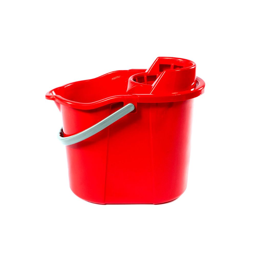 Oferte la Galeata cu storcator, Plastina, plastic, rosu, 15 L