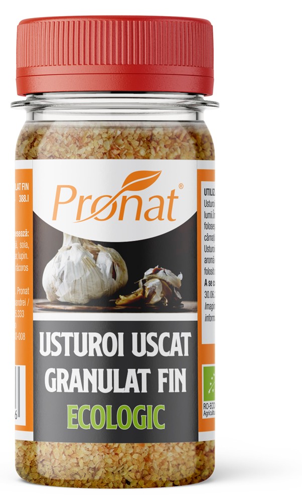 Oferte la Usturoi uscat granulat fin bio, 60g Pronat