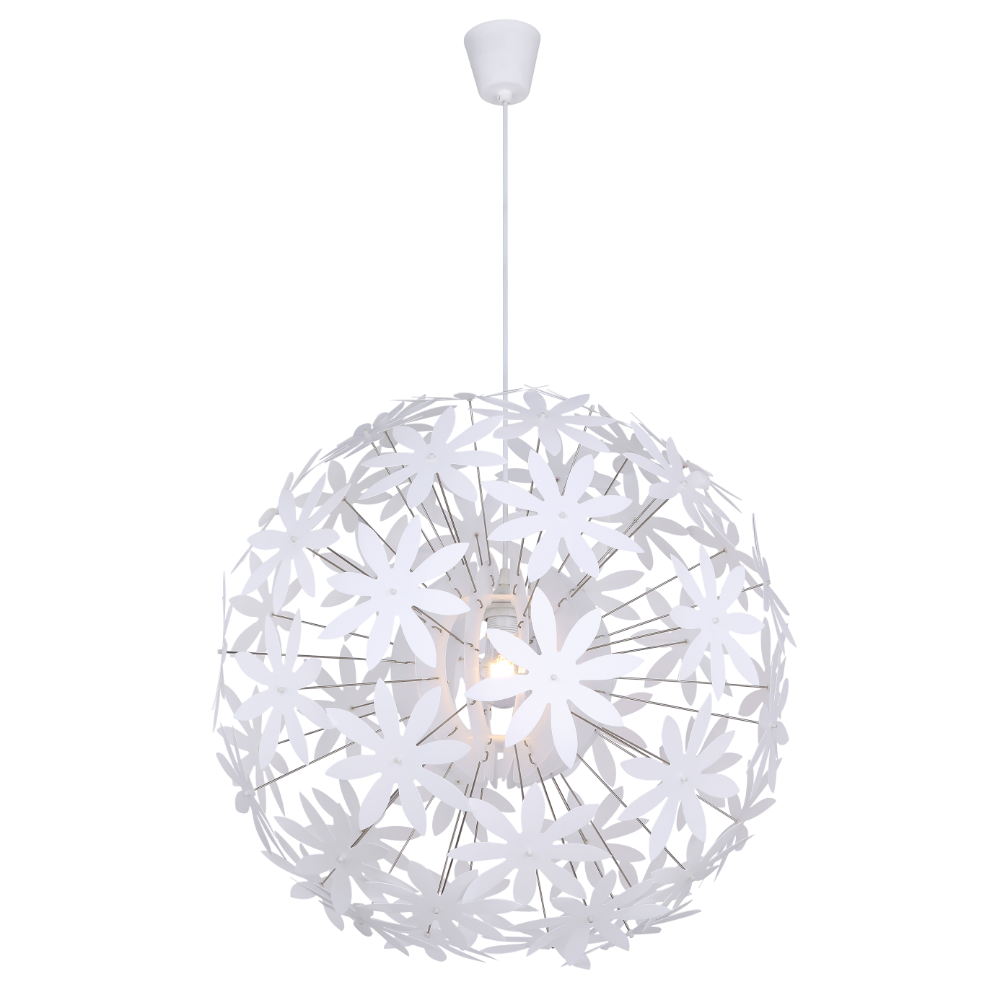 Oferte la Suspensie Globo Stella, 1xE27, 60W, H 1500 mm x D 600 mm, alb
