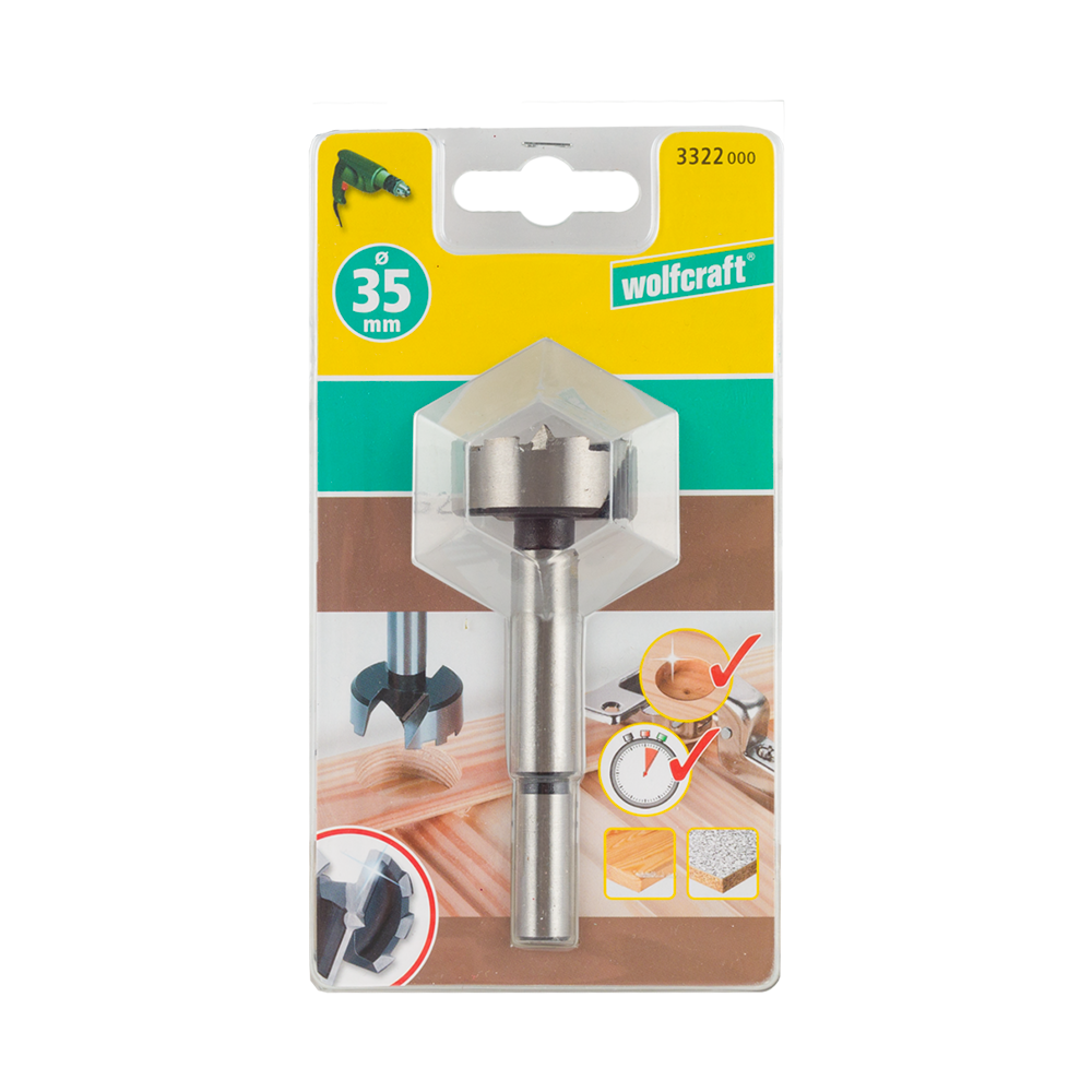 Oferte la Freza pentru balamale Wolfcraft, 35 x 90 mm