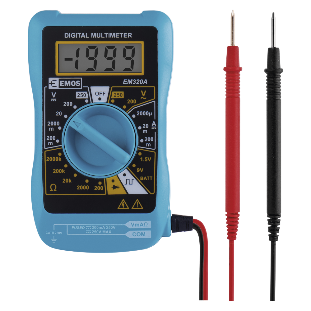 Oferte la Multimetru digital Emos, ecran LCD, 95 x 57 x 30 mm