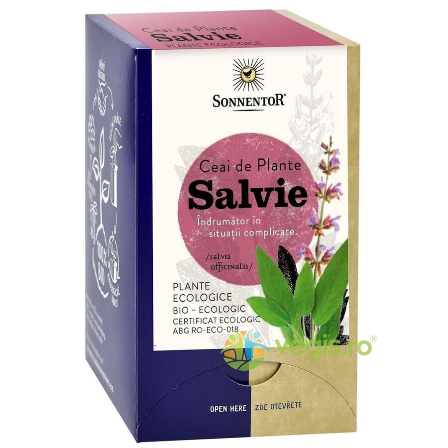 Oferte la Ceai Salvie Ecologic/Bio 18dz