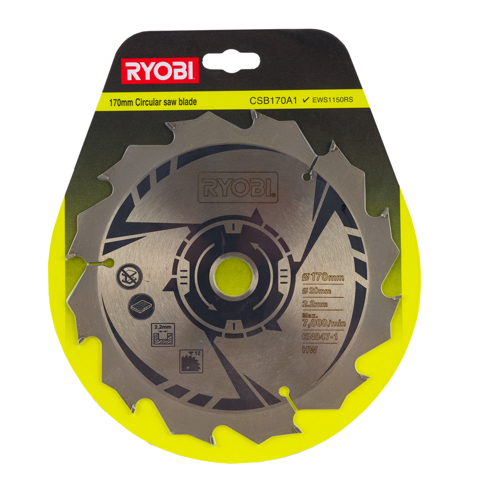 Oferte la Disc taiere lemn Ryobi, 170 x 20 x 2,2 mm