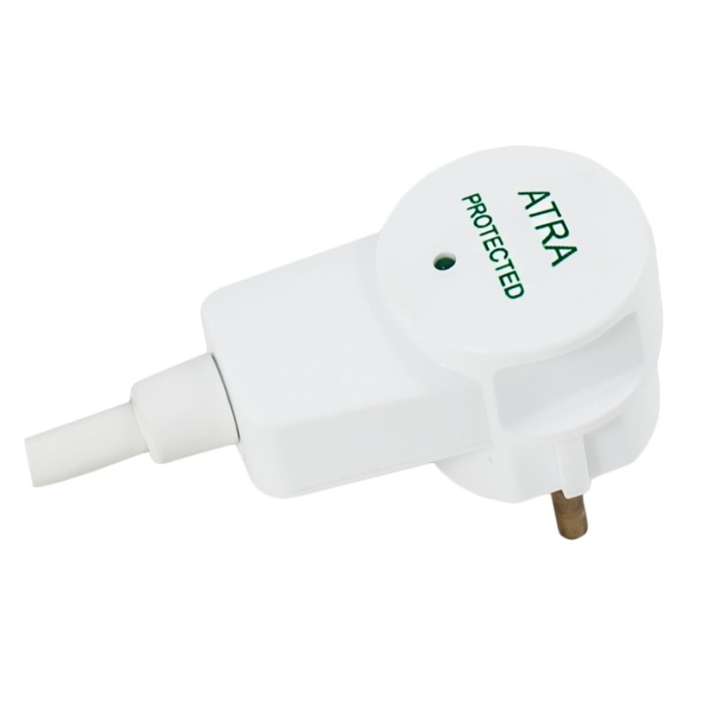 Oferte la Stecher cu protectie suprasarcina si protectie la supratensiune, Atra, alb, IP20, iesire laterala, 220V