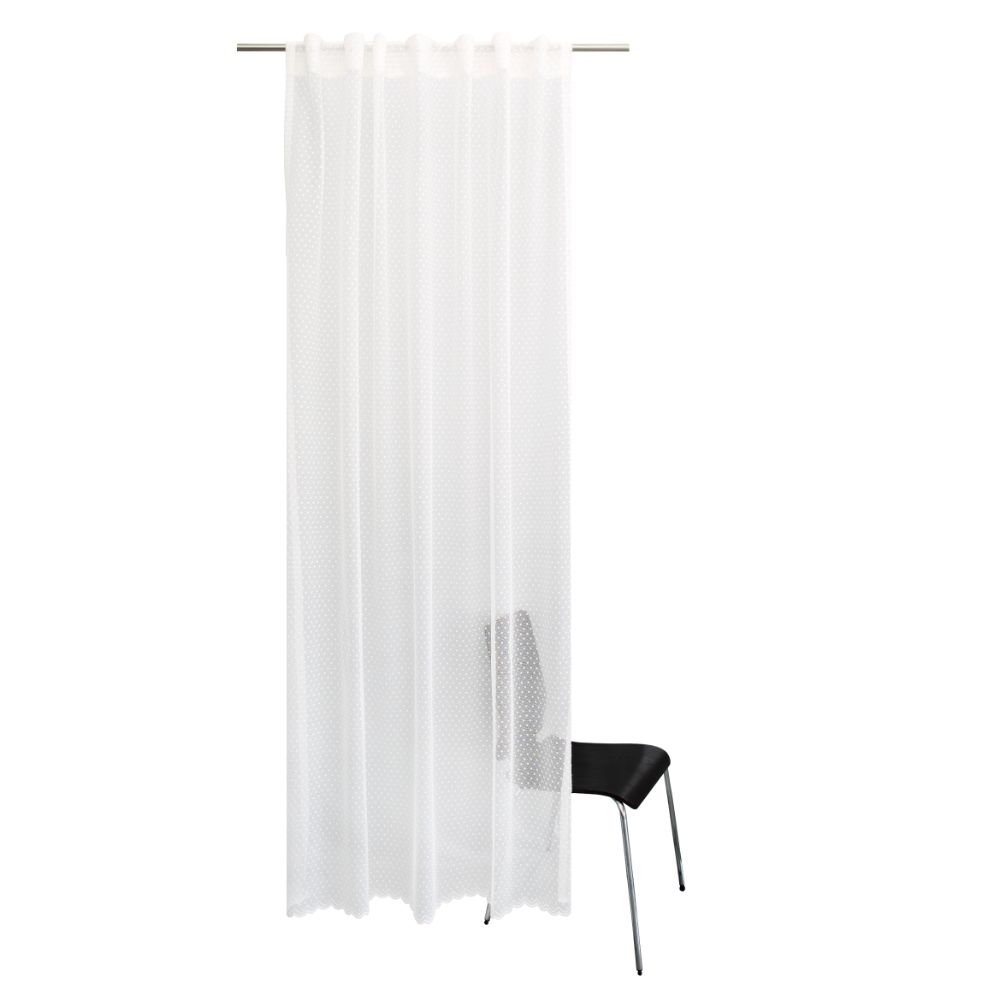 Oferte la Perdea 6812 din 100% poliester, alba 101, 145 x 245 cm