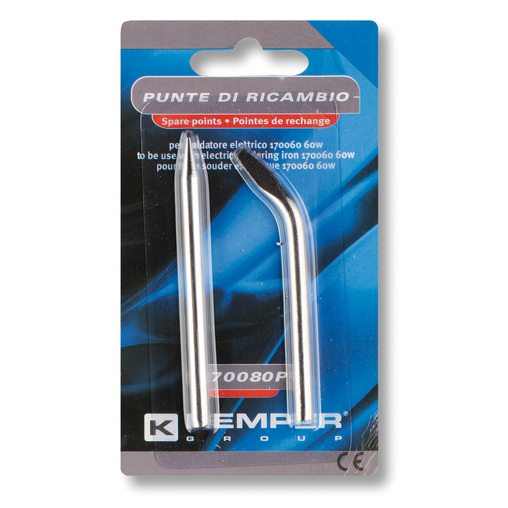 Oferte la Set 2 varfuri pentru ciocan de lipit, Kemper, 80 x 10 mm