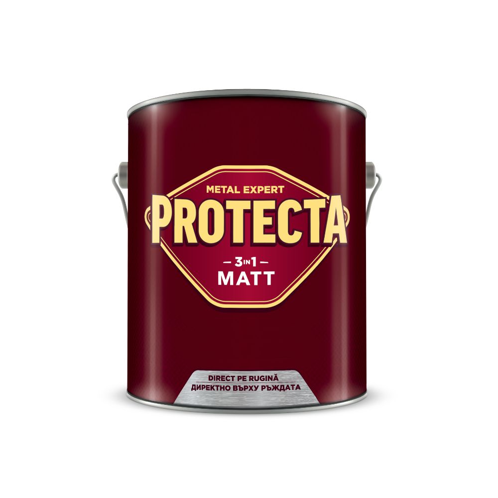 Oferte la Vopsea alchidica/email Protecta 3 in 1 Matt, alb, interior/exterior, 0,5 L