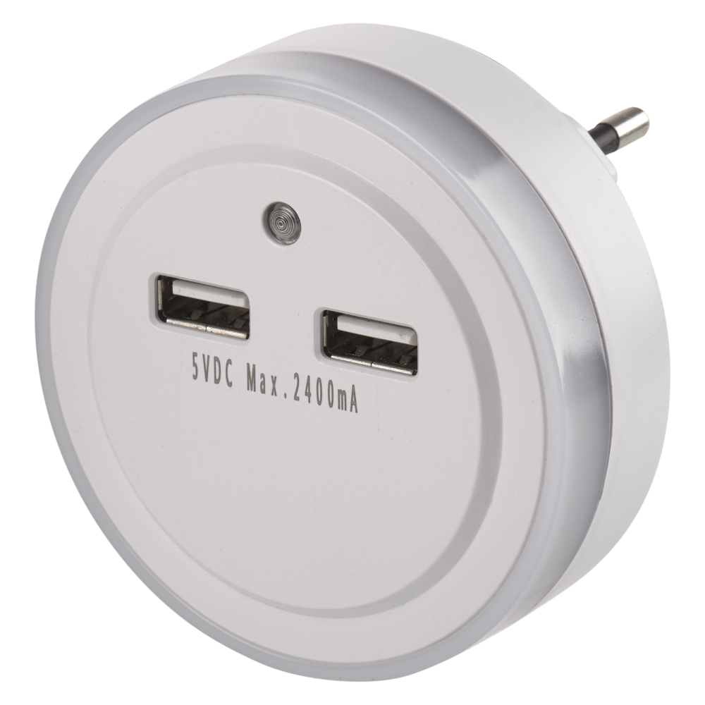 Oferte la Lampa de veghe Emos, 230 V, 2 porturi USB