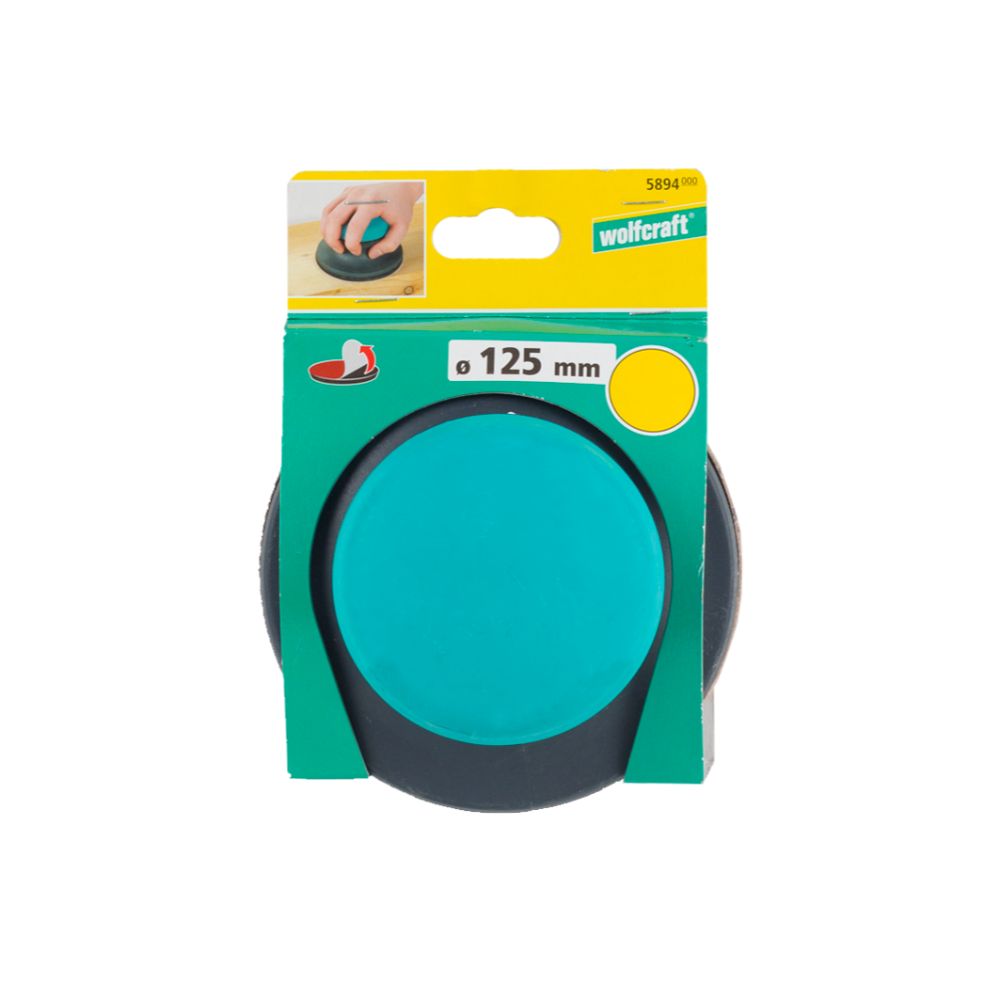 Oferte la Slefuitor manual rotund, Wolfcraft, plastic, diametru 125 mm