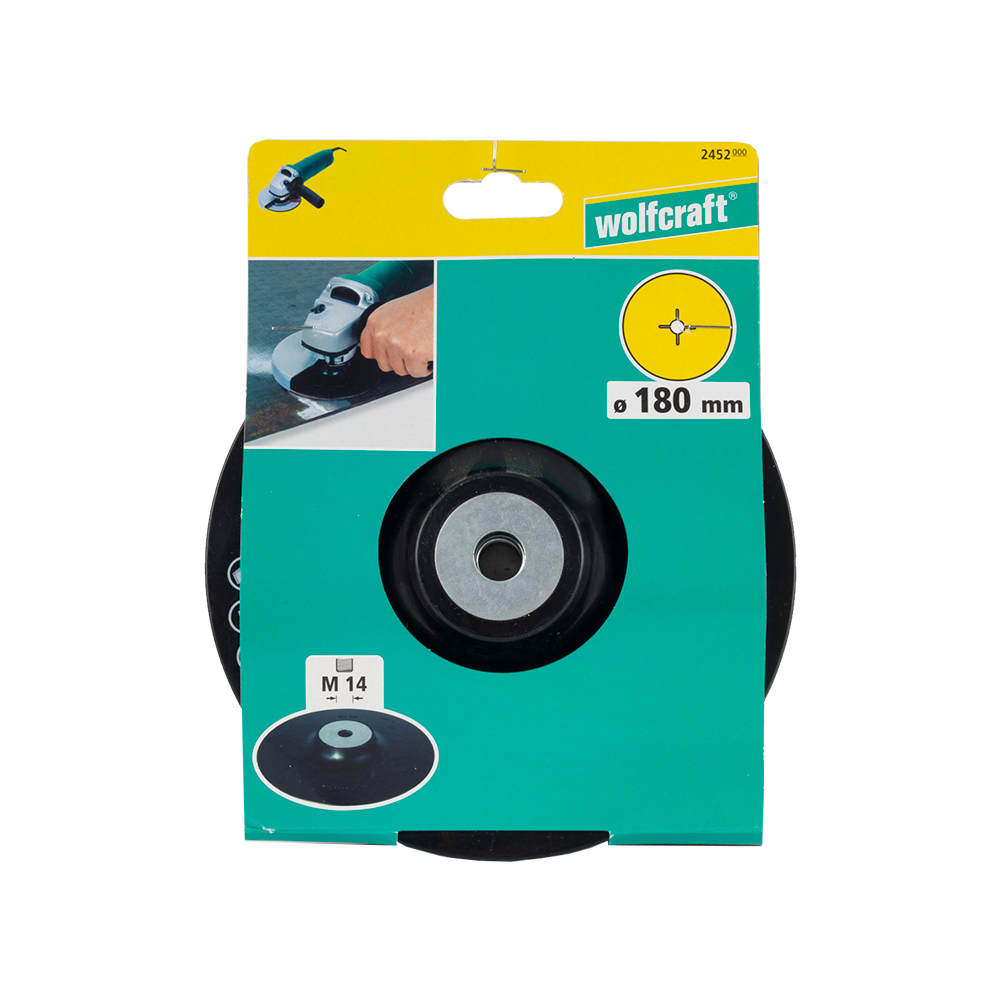 Oferte la Platan de slefuire Wolfcraft cu filet M 14, D 180 mm