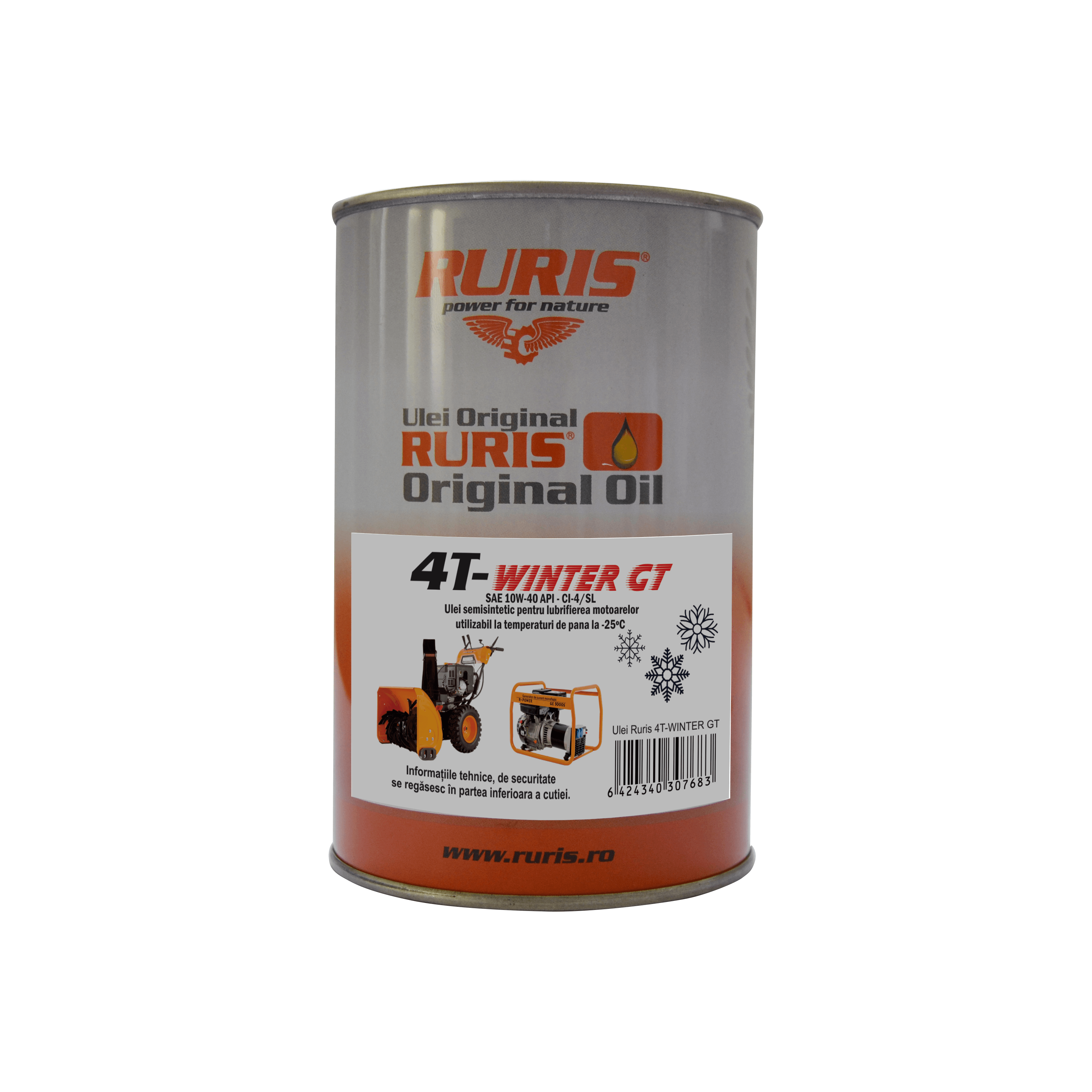 Oferte la Ulei pentru motot in 4 timpi Ruris 4T-Winter GT, iarna, benzina+diesel, 600 ml