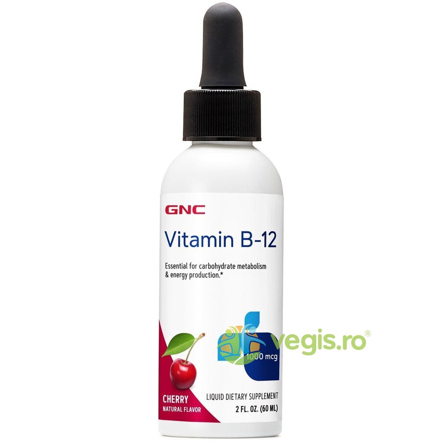 Oferte la Vitamina B12 Lichida cu Aroma Naturala de Cirese 60ml