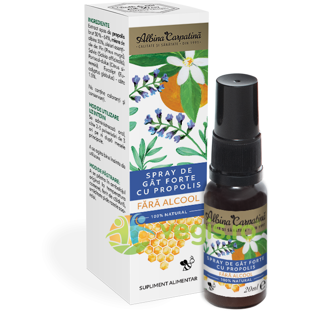 Oferte la Spray de Gat Forte cu Propolis fara Alcool 20ml
