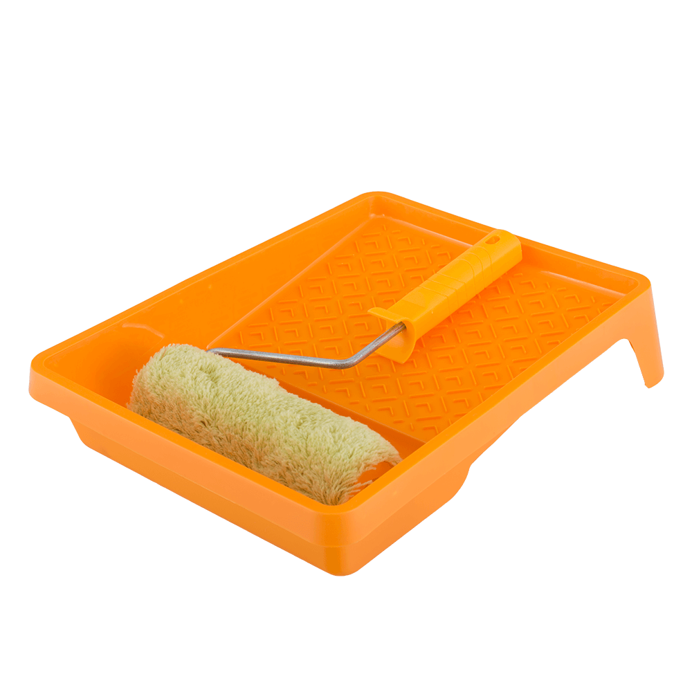 Oferte la Set pentru zugravit, trafalet 23 cm, tava PVC 26 x 33 cm, galben
