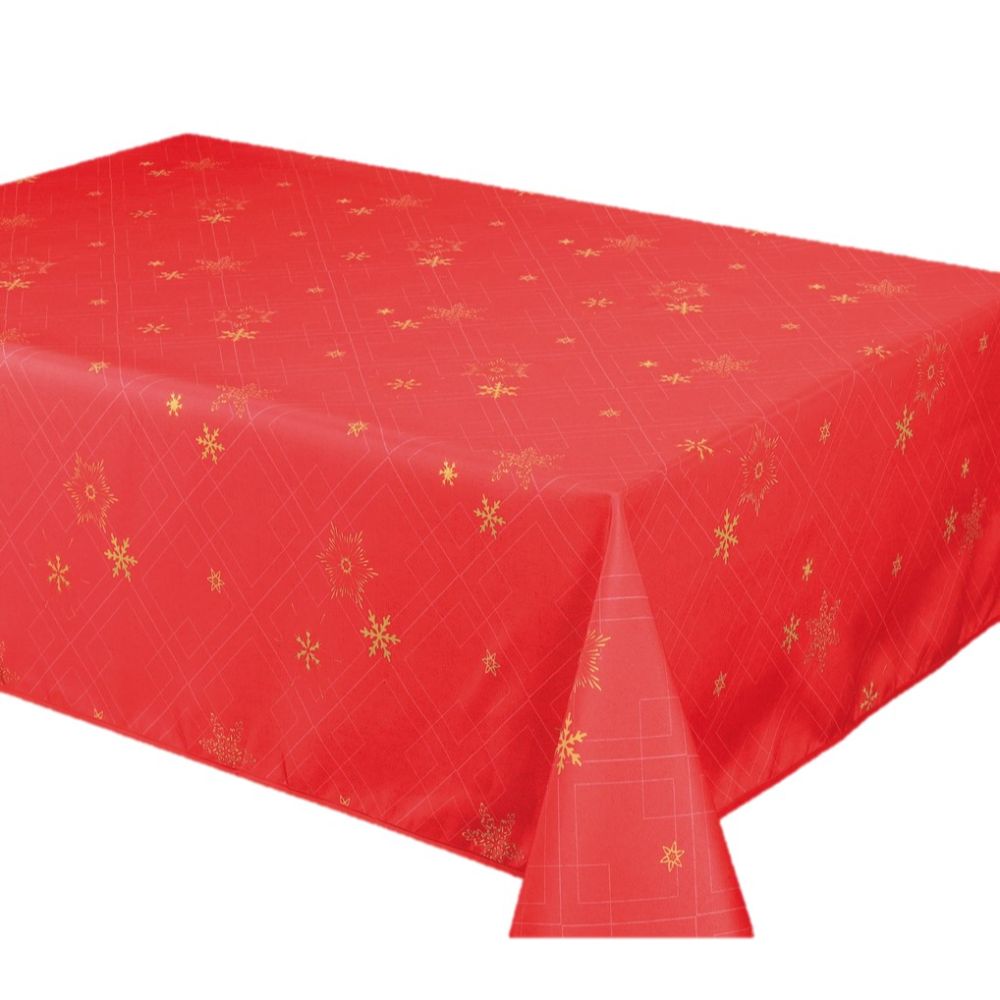 Oferte la Fata de masa teflonata Atria Merry rosu, 140 x 240 cm
