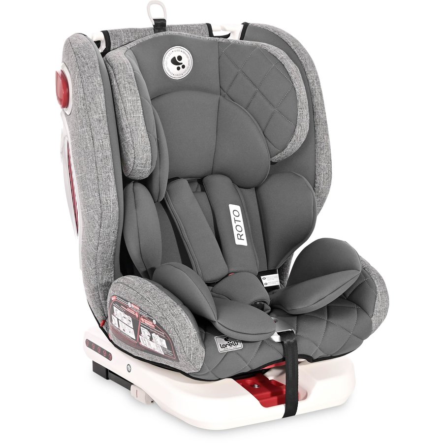 Oferte la Scaun Auto Roto Isofix Rotativ Greutate Maxima Admisa 36Kg Reglare Spatar 5 Pozitii Gri