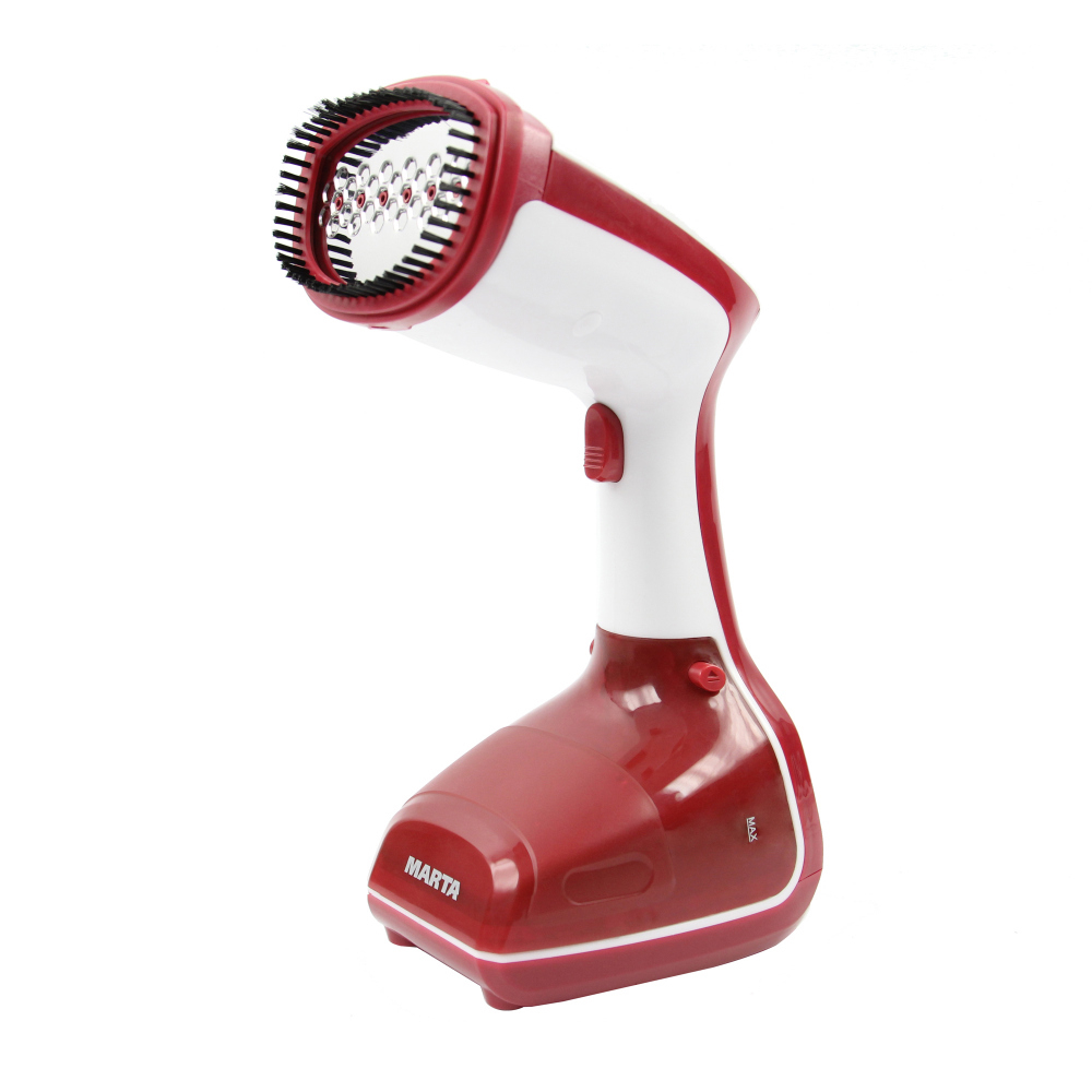 Oferte la Aparat de calcat vertical cu abur MT-1176 Rosu, 1000 W, rezervor apa 300 ml
