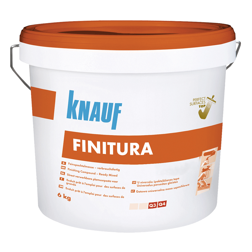 Oferte la Glet extrafin de finisare gata preparat, pentru interior, Knauf Finitura, 6 kg