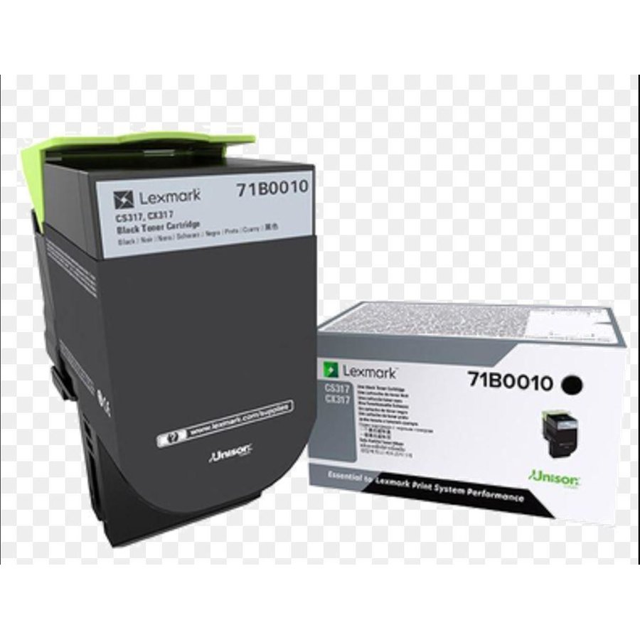 Oferte la LEXMARK 71B0010 BLACK TONER CARTRIDGE