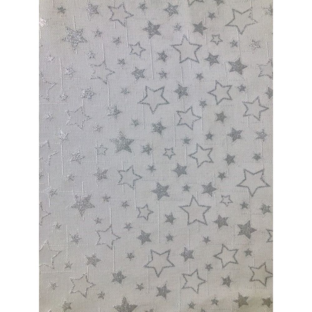 Oferte la Fata de masa Chris Noble, stelute brodate, argintiu 240 x 140 cm