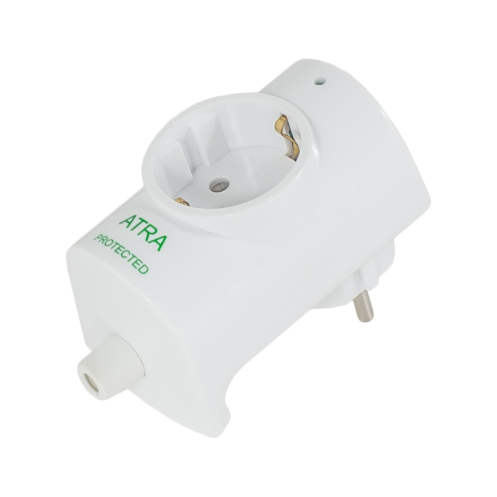 Oferte la Stecher Atra cu protectie suprasarcina si supratensiune, alb, 16 A, 275 V