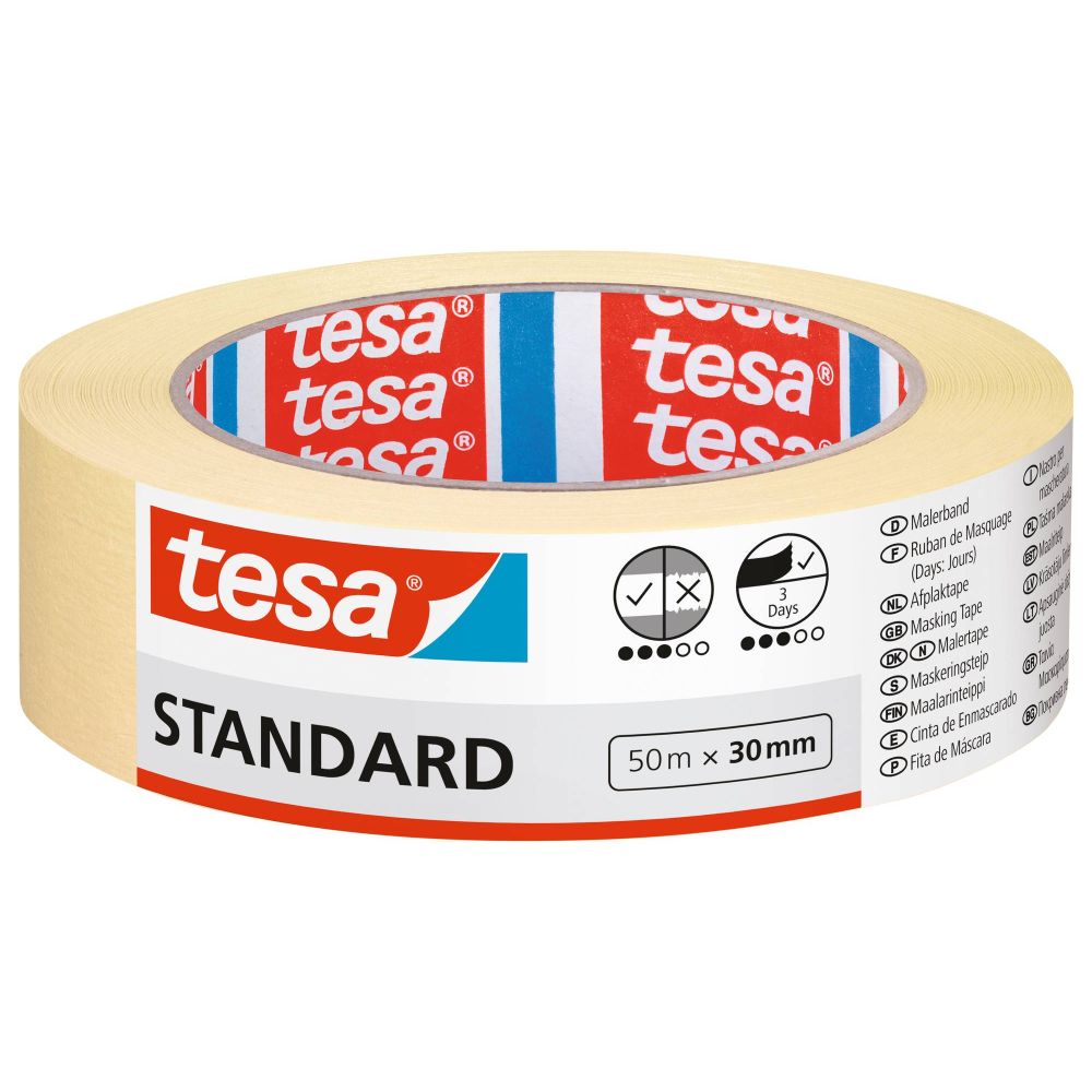 Oferte la Banda mascare Tesa hartie, 30 mm x 50 m