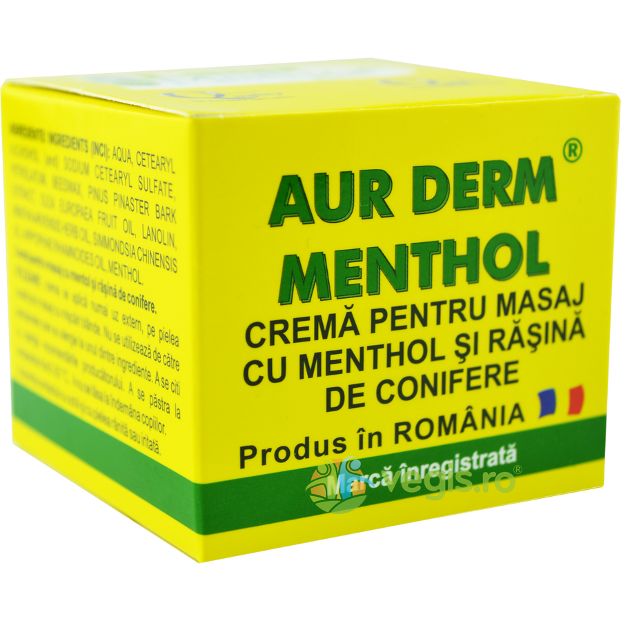Oferte la Aur Derm Crema pentru Masaj cu Menthol si Rasina 50ml